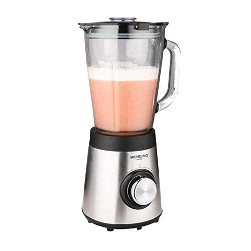 Batidora de vaso de 500 W con recipiente de cristal de 1,5 litros Michelino