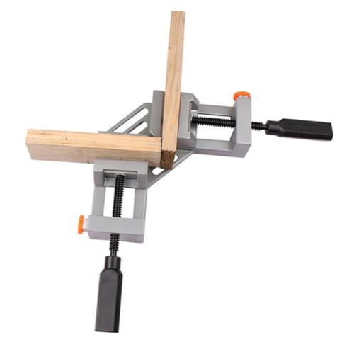 UPKOCH 4 Stück handwerkzeug werkzeug holzbearbeitung Spannwerkzeug Werkzeuge klemmbausteine Fotorahmenklemme 90-Grad-Eckklemme rechter Winkel Eckclip Tischlerklammer