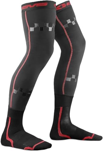 Image of EVS TUG Fusion Socks (1 Pair), Compression Moisture-Wicking, Cooling | Compression sock with reinforced heel /toe, moisture-wicking comfort, contoured stay-put fit, boot-ready support