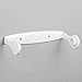 mDesign Plastic Wall Mount Paper Towel Holder & Dispenser, Mounts to Walls or Under Cabinets - for Kitchen, Pantry, Utility Room, Laundry and Garage Storage - Holds Jumbo Rolls - White