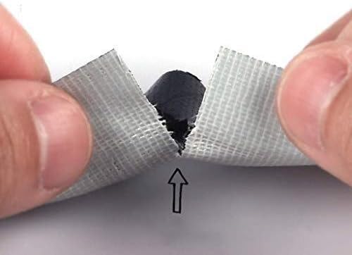 Office Products - Cinta adhesiva negra – Tela adhesiva de alta resistencia para alfombras, resistente a la intemperie