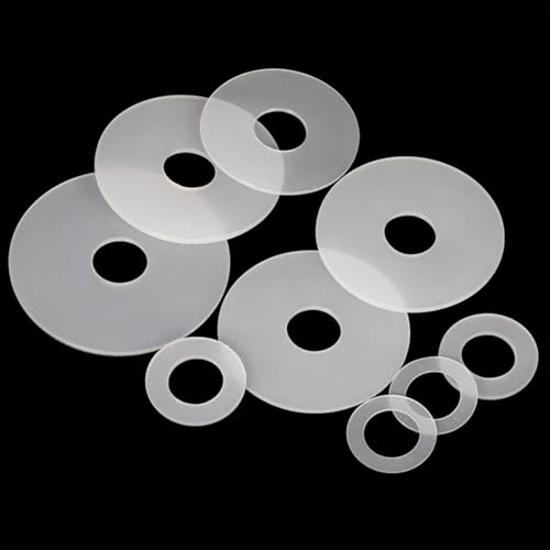 Arandelas de silicona resistentes y juntas planas de caucho de 3 mm de espesor para juntas