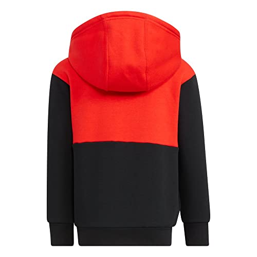 Survêtement mixte bébé adidas LK Logo FL Set en coton noir - 3