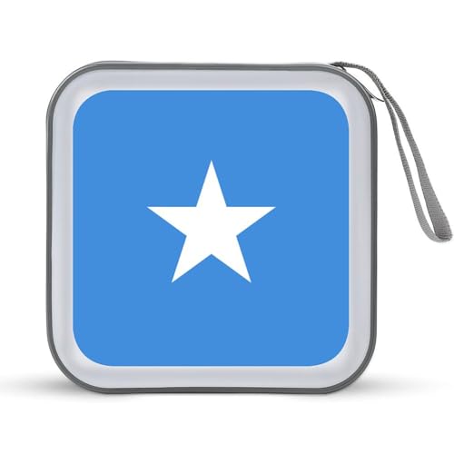 Somalia Flag CD Case DVD Storage Case Portable