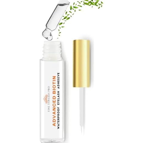 Fine Threads Pro Clear Lash Glue with Lash Growth BIOTIN Cover