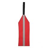 Vvikizy Reflektierende Rote Warnflagge für Kajak- und Kanusicherheit – Robustes Oxford-Gewebe, 18 X 50 Cm, für  ...