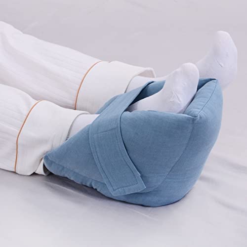 Almohada protectora para el talón, 1 par de cómodos cojines antiescaras para la protección del talón para pies hinchados y pacientes postrados en cama, alivio eficaz de las úlceras por presi