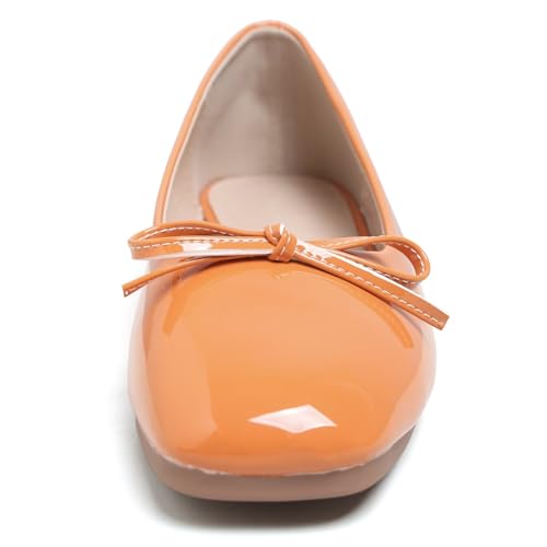 Image of Dear Time Women's Casual Foldable Ballet Flats Square Toe Ballerina Flats Shoes Comfortable