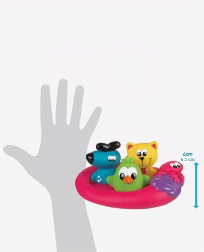 Miniatura 4 de Playgro Juguete De Baño 3 Amigos Flotantes, Impermeable Sin Suciedad