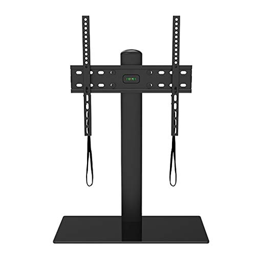 Support TV de table universel pied de téléviseur LCD stable et robuste pour meuble de salon
