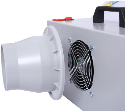 Portable Airbrush Spray Booth with 3 LED Lights, Extra Replaceable Extra Filter Pad, Turn Table and 6ft Exhaust Extension Hose for Hobby, Painting, Art Craft (Style A)