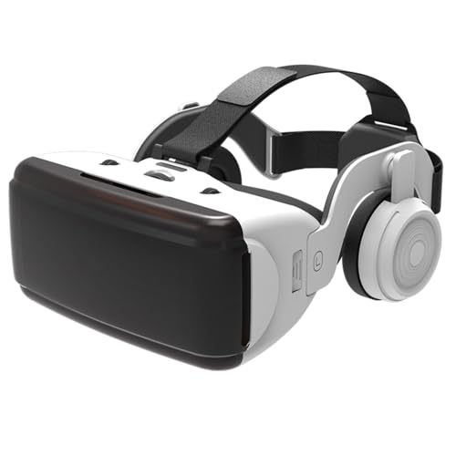 Auriculares VR – Gafas de realidad virtual ajustables 3D, lentes HD, equipo de realidad virtual, experiencia de visualización inmersiva con protección contra la luz azul, ajuste cómodo, películas Auriculares VR – Gafas de realidad virtual ajustables 3D, lentes HD, equipo de realidad virtual, experiencia de visualización inmersiva con protección contra la luz azul, ajuste cómodo, películas