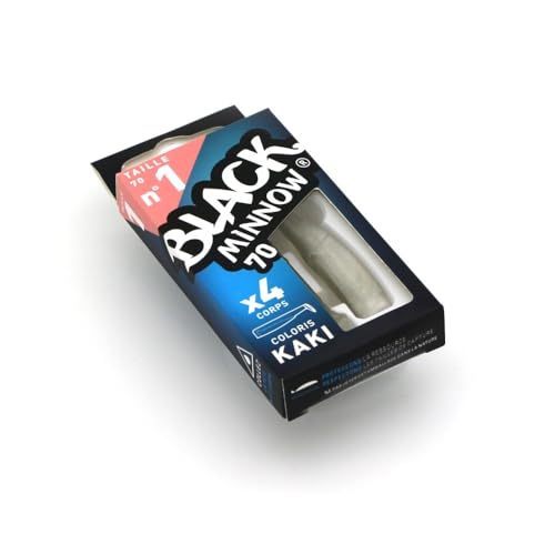 Fiiish Black Minnow 4 - Señuelo de Vinilo para Pesca (Need to be reviewed, señuelos, Packs), Color Blanco, Talla Size 70