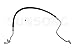 Sunsong 3402557 Power Steering Pressure Line Hose Assembly,Black & Steel