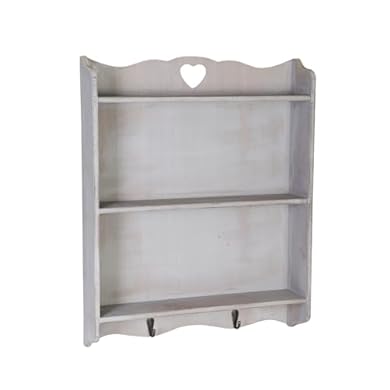 Foto di DRULINE MENSOLA Cuore Pensile Scaffale Erbe aromatiche Guardaroba scaffale Shabby Chic casa di Campagna