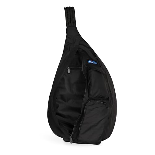 Image of KAVU Slingback Pack with Adjustable Rope Shoulder Strap, Black