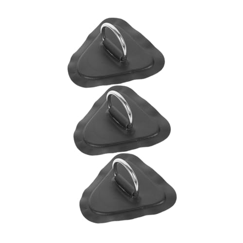 HOLIDYOYO 3個 カヤック用固定バックル 軽量コンパクト ステンレス 製 耐摩耗性 船舶ロープ用アウトドアアクセサリー