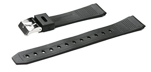 カシオ タイメックス デジタル ウォッチ 互換 ラバー ベルト 20mm 22mm ca-004 (20mm, ブラック)