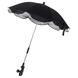 Parasol voor kinderwagen, universele parasol voor kinderwagen, verstelbare baby-UV-parasol, opvouwbare tuinparaplu…