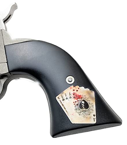 Premium Gun Grips Compatible Replacement for Ruger Wrangler Grips .22 Model Wild Bill\'s Dead Man\'s Hand - Thumbnail 4