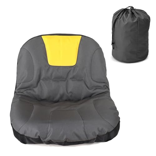 Housse Universelle de Siège pour Tondeuse à Gazon Autoportée et Tracteur, avec Sac de Rangement