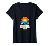 Mujer Estepona España Vacaciones en la playa Español Grupo Familiar Camiseta Cuello V