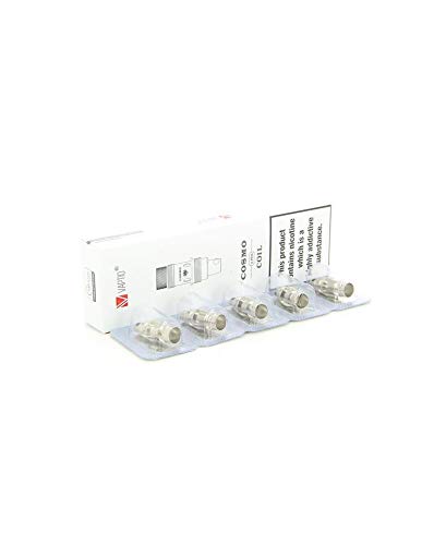 Pack de 5 résistances Cosmo Vaptio sans Nicotine ni Tabac C1 MTL 1.6 Cover