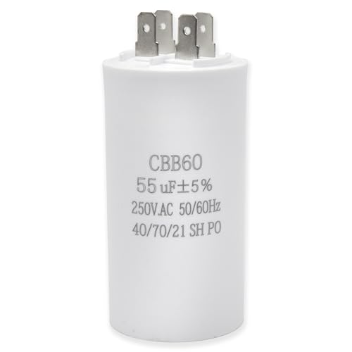 55 MFD Garage Door Opener Capacitor, Replacement for Liftmaster 30B363 30B532, Compatible with LiftMaster, Chamberlain, Craftsman 1/2-HP Garage Door Opener Motors