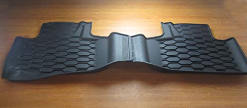 2018-2020 Dodge Durango Black All Weather Floor Mats For 2Nd Row Captains Chairs #TOP4