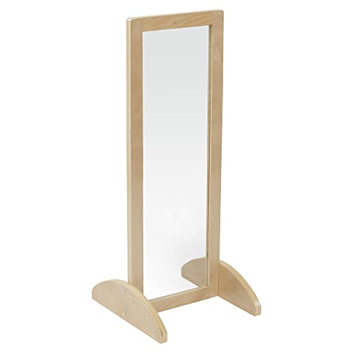 Toddler Single-Sided Bi-Directional Mirror, Natural