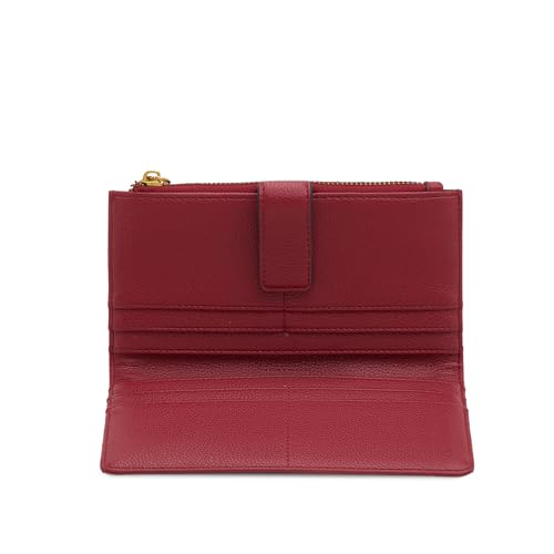 Image of Miraggio Trudie Wallet with Detachable Wristlet | One Main Compartments | 8 Card Slots | Women Wallets | Gift Items for Women (Red)