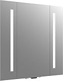 Vanity Mirror with Lights by KOHLER, Bathroom Vanity Mirror with Amazon Alexa, Verdera Voice Collection, 34' Wide By 33' High, K-99572-VLAN-NA