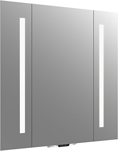 Vanity Mirror with Lights by KOHLER, Bathroom Vanity Mirror with Amazon Alexa, Verdera Voice Collection, 34' Wide By 33' High, K-99572-VLAN-NA