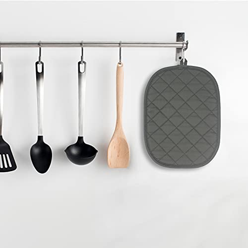 Soporte de silicona antideslizante de 12 pulgadas y resistente al calor para cocina, pack de 2 6