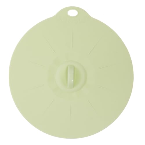BESTYASH Tapa de Silicona para Cuencos y Ollas Hermética y Reutilizable Resistente Altas Temperaturas para Cocina Horno Microondas y Congelador Color Verde