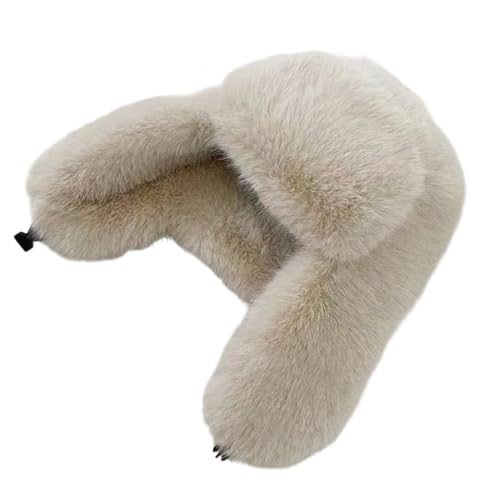 Gorro de invierno para invierno, resistente al viento, sombrero Ushanka, para caminar, viajes, vacaciones, viajes, por la mañana, esquí, al aire libre, Caqui, talla �nica