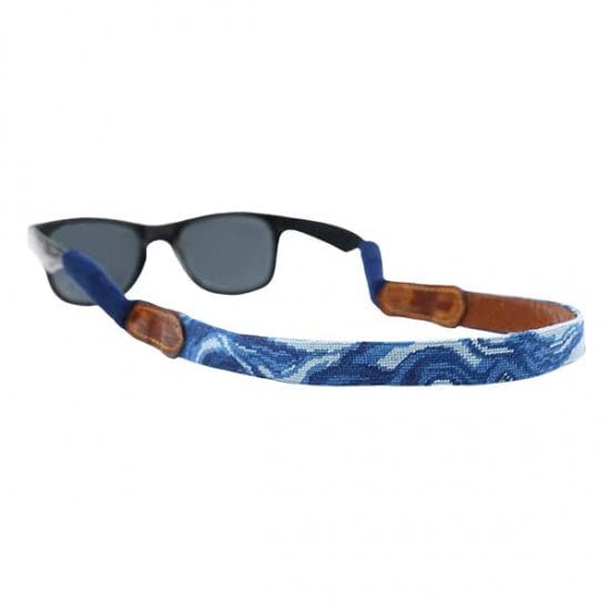 Riptide Needlepoint Sunglass Straps by Smathers & Branson