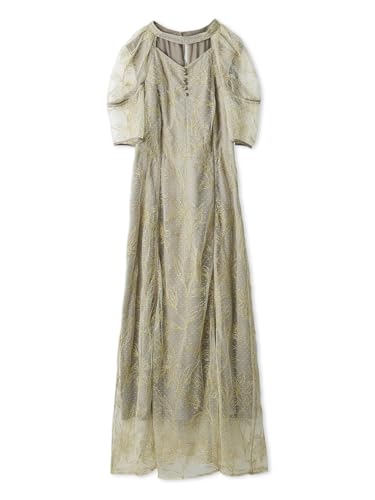 [リリーブラウン] チュール刺繡ドレス LWFO255136 レディース OLV 0