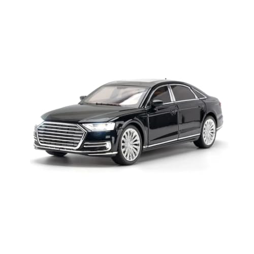Image of 1:24 Audi A8 Diecast Model Car | Luxury Sedan Toy with Light & Sound | Alloy Metal Pull Back Car | Openable Doors | Best Gift for Kids & Collectors [Multicolor] [Pack of 1]