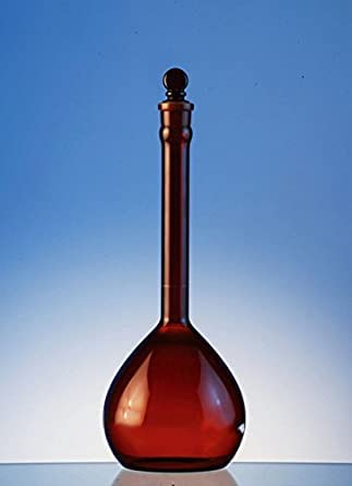 RAWALS BOROSILICATE AMBER COLOUR VOLUMTERIC FLASK 250ML (B09ZKZRRK4) Amazon Price History, Amazon Price Tracker