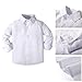 Nwada Boys Suit Formal Dress Suits Toddler Tuxedo Wedding Suits White Dress Shirt Bow Tie Slim Vest Pants