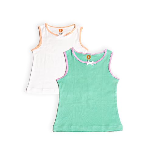 OOKA Cotton Sleeveless Inner wear Vest Baby and Toddler Girls