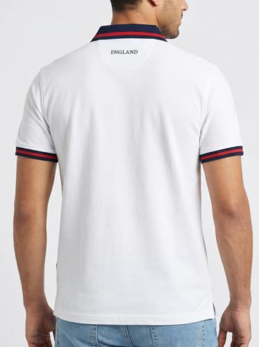 Polo blanco England | Transpirable, comodidad para todo el día miniatura 2