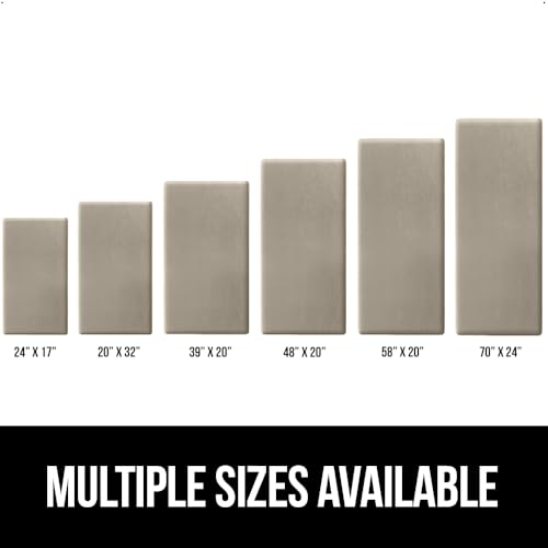 Image of GORILLA GRIP Comfortable Cushioned Kitchen Mats for Floor, Waterproof and Stain Resistant Soft Top, 3 /4 Inch Thick Ergonomic Standing Desk Anti Fatigue Mat, Foam Supports Ankles, Feet, 20x32, Toffee