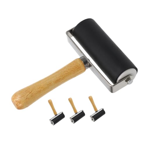 ULDIGI Ink Roller for Printmaking 4pcs Plastic Rollers Stamping Roller Art Craft Tool and Reliable