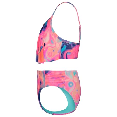 Image of Under Armour Girls' Two Piece Bikini Swimsuit, UPF 50+ Sun Protection, Quick Drying Bathing Suit