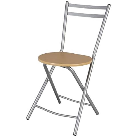 Silla Plegable de Cocina con Respaldo thesecrethome.es Cover