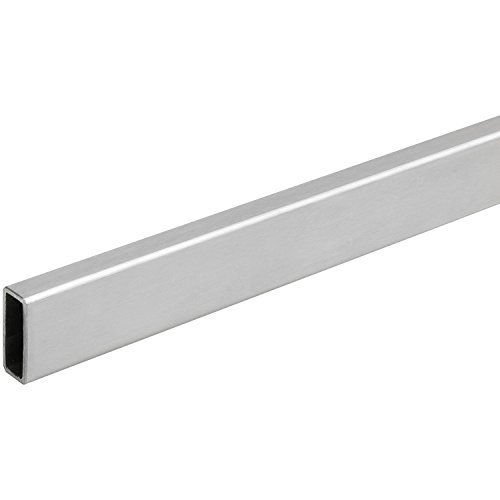 Gedotec Kledingstang rond garderobestang voor kledingkast en meubels, kastbuis 1160 mm, kaststang verchroomd staal, meubelbuis 25 mm, 1 meubelstang met 2 stuks kastbuislagers