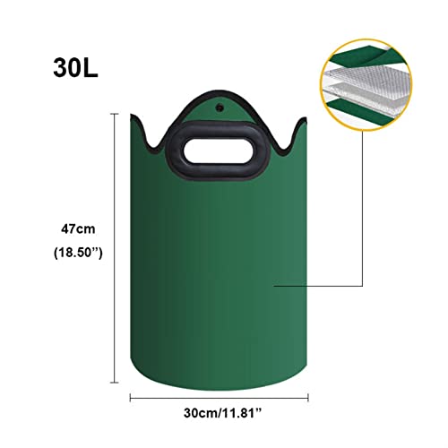 Spa de pies plegable y portátil 30L color verde miniatura 2