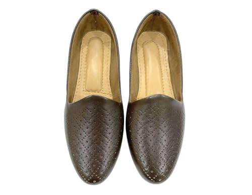 Image of Punjabi Mojaris Mens Shoes Cream Wedding for Groom,Traditional Indian Footwear Ethnic Peshawari Slippers